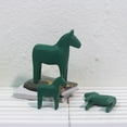 thumbnail image 5 of Fairnull 3Pcs 1:6/1:12 Miniature Figurine Realistic 3D Resin Mini Horse Statue Dollhouse Furnishings Decoration Home Decor, 5 of 11
