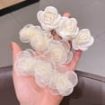 thumbnail image 5 of Pasador para el cabello, pinza para el cabello en forma de camelia, elegante pinza para el cabello, pinza para el cabello con forma de flor, elegante y moderna, 5 of 5