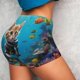 thumbnail image 4 of Fotbe Underwater Diving Cat Shorts Sin Costuras – Shorts Deportivos de Cintura Alta para Mujer, Elásticos para Gimnasio, Yoga, Running o Ciclismo-Small, 4 of 8