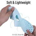 thumbnail image 4 of Comwarm Shower Shoes for Women Men, Quick Drying Lightweight Non Slip Pool Slides Slippers with Drain Holes, Light Blue, 4 of 6