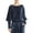 Blue, variant on $178 Womens New Blue Crew Neck Long Sleeve Casual Top XS B+B