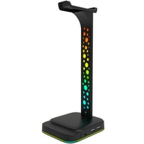 Rgb Headphone Stand USB Interface Headset Holder with