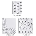thumbnail image 3 of Beatrice Home Fashions, Whimsical Print 3PC Sheet Set, Twin, Bulldog White, 3 of 6