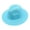 Sky Blue, variant on Womens Hat In Wide Brim Hats For Summer Sunshine Beach Trip Ivory And Brown Rain Hats for Men