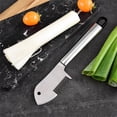 thumbnail image 5 of Stainless Steel Green Onion Slicer, Multi-Blade Kitchen Herb Cutter, Professional Scallion Shredding Tool, Multi Purpose Vegetable Slicer, 2 Pcs, 8.85x1.57", 5 of 6