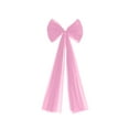 thumbnail image 2 of 49"x21" Extra Large Mesh Bow Decoration, Big Outdoor Decorative Ribbon Bow for Christmas Tree, Wedding, Birthday Party, Front Door, Holiday Gift Wrapping & Event Decorations (Pink), 2 of 6