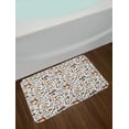 thumbnail image 2 of Cartoon Bath Mat, Repairing Tools Construction Toolhouse Home Repair Items on Plain Background, Plush Bathroom Decor Mat with Non Slip Backing, 29.5" X 17.5", White Multicolor, by Ambesonne, 2 of 2