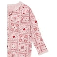 thumbnail image 2 of Modern Moments by Gerber Baby Neutral Viscose Valentine's Day Two-Way Zip Sleep 'N Play Footed Pajamas, Sizes Newborn - 6/9 Months, 2 of 7