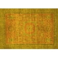thumbnail image 1 of Ahgly Company Indoor Rectangle Oriental Yellow Modern Area Rugs, 6' x 9', 1 of 4