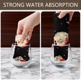 thumbnail image 4 of 2 Pcs Funny Kitchen Towels,Black Christmas Santa Pattern Microfiber Dish Towels,Kitchen Tea Towels,Kitchen Towel Set (18" X 26"), 4 of 7