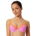 thumbnail image 6 of Parade Mesh Lace Underwire Demi Bra, Sizes XS to 3XL, 6 of 9