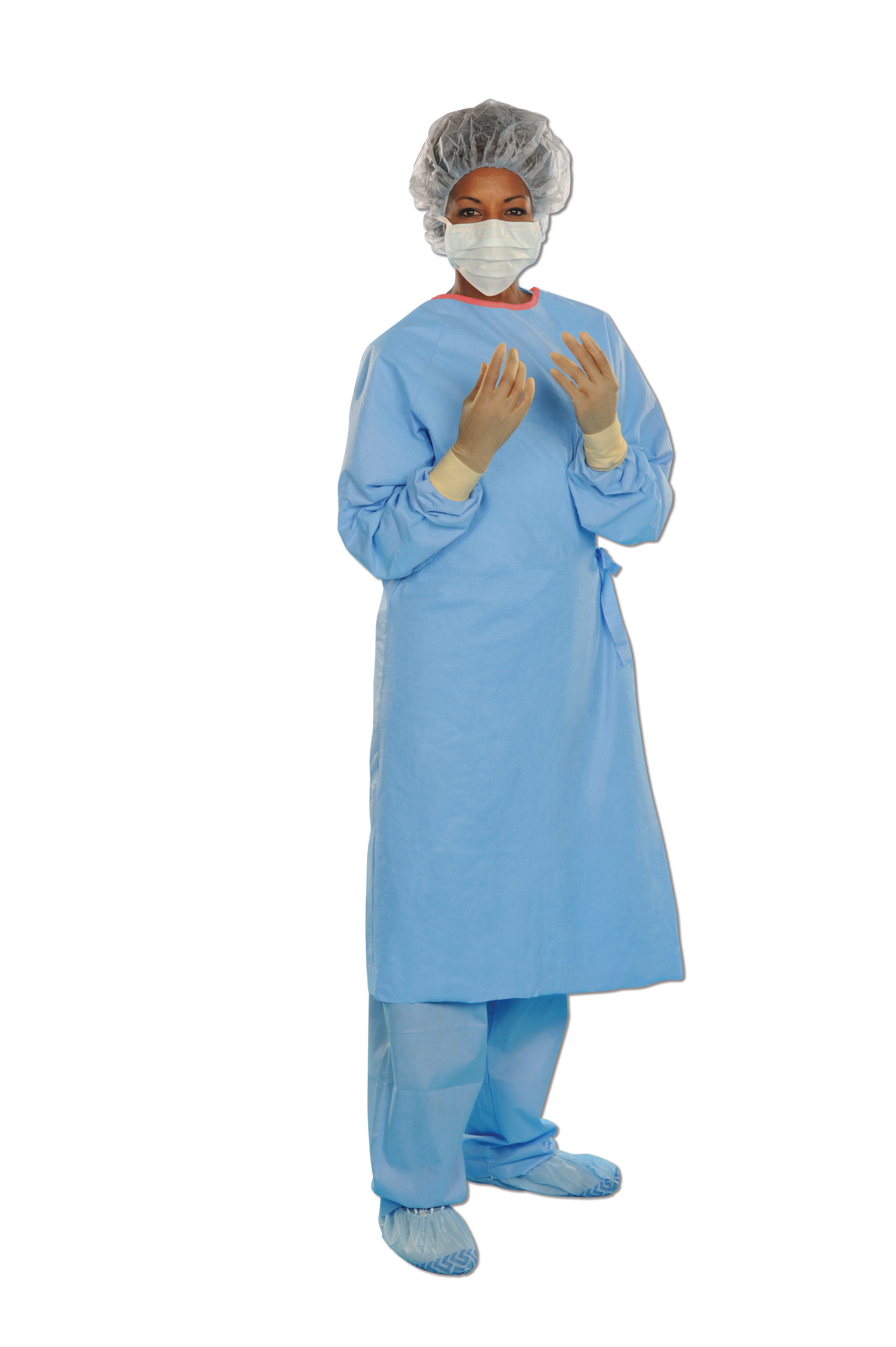 Surgical Gown with Towel Aero Blue 2XL Sterile AAMI Level 3 (Case of 28)