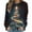 #0279-Multicolor, variant on Uootdi Plus Size Christmas Womens Gift Long Sleeve Sweatshirt Funny Xmas Tree Santa Reindeer Snowman 3D Print Graphic Sweatshir ts