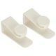 thumbnail image 3 of Gancho grueso para colgar en la puerta, estante perforado libre, herramienta para colgar objetos, color blanco, 2 uds., 3 of 14