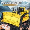 thumbnail image 3 of Bulldozer Building Set,APP Remote Control Loader RC Bulldozer Construction Toy with 2.4GHz Multi-Player Mode 22001,Tractor Sets for Birthday,1836PCS, 3 of 7
