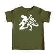thumbnail image 4 of 2Rex Second Birthday Shirt Toddler Boys 2nd Birthday Tee Party Outfit Military Green Shirt 2T, 4 of 5
