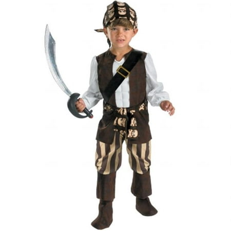Rogue Pirate Toddler Costume - Brown - Size 4-6