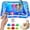 1pcs, variant on Pet Water Sensory Mat with Remote Control LED Lights, Dog Water Bed, Water Play Mat for Cats and Small Dogs, Thickened Leak-Proof Pet Cooling Mat, Aqua Sensory Pad Toy with Floating Fish (1PCS)