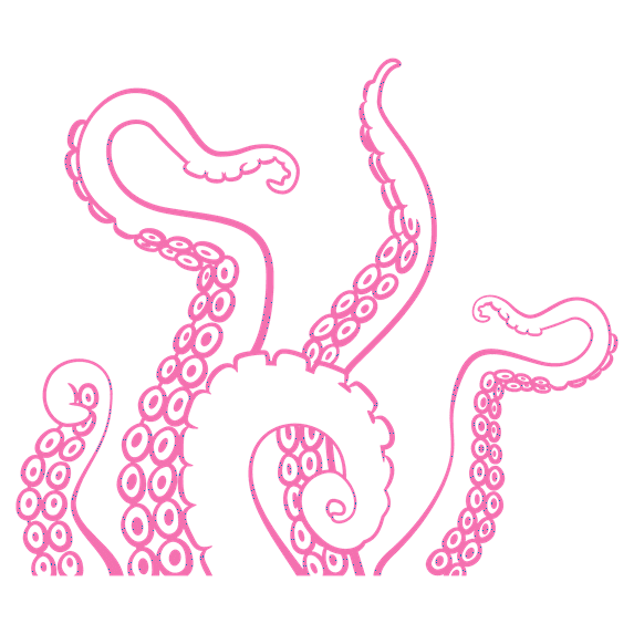 Vinyl Bedroom Living Room Squid Arms Octopus Arms Cephalopoda Class Marine Creatures Wall Decal - 18" x 20" Removable Home Art Kraken Tentacles Sea Animals Decor Design Wall Sticker Decoration