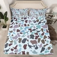 thumbnail image 2 of Manfei Mallard Duck 4-Piece Full Size Sheets,Abstract Camouflage Bed Sheets,Animal Wildlife Lightweight Sheet Sets,Farmhouse Room Decor, 2 of 7