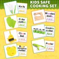 thumbnail image 2 of Set de cocina Yeeammk Kids Kitchen Utensilios de cocina, 18 piezas para niños, 2 of 7