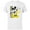 White, variant on Disney Mickey Mouse Vintage Classics 28 Black & Yellow - Short Sleeve Cotton T-Shirt for Adults - Customized-White