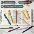 thumbnail image 4 of - Aesthetic No Bleed Highlighters & Gel Pens, 12 Pack, Colorful Bible Highlighters No Bleed, Colorful Ink Aesthetic Gel Pens, 4 of 6
