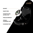 thumbnail image 3 of LivUp Smart Ring, Silver, Size 8, 3 of 6