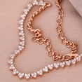 thumbnail image 4 of 10k Rose Gold 3.20 Ct. Diamond Chain Necklace, 4 of 5