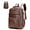 Dark Brown, variant on Travel Laptop Backpack for Men , business Work Rucksack College School Computer Bag