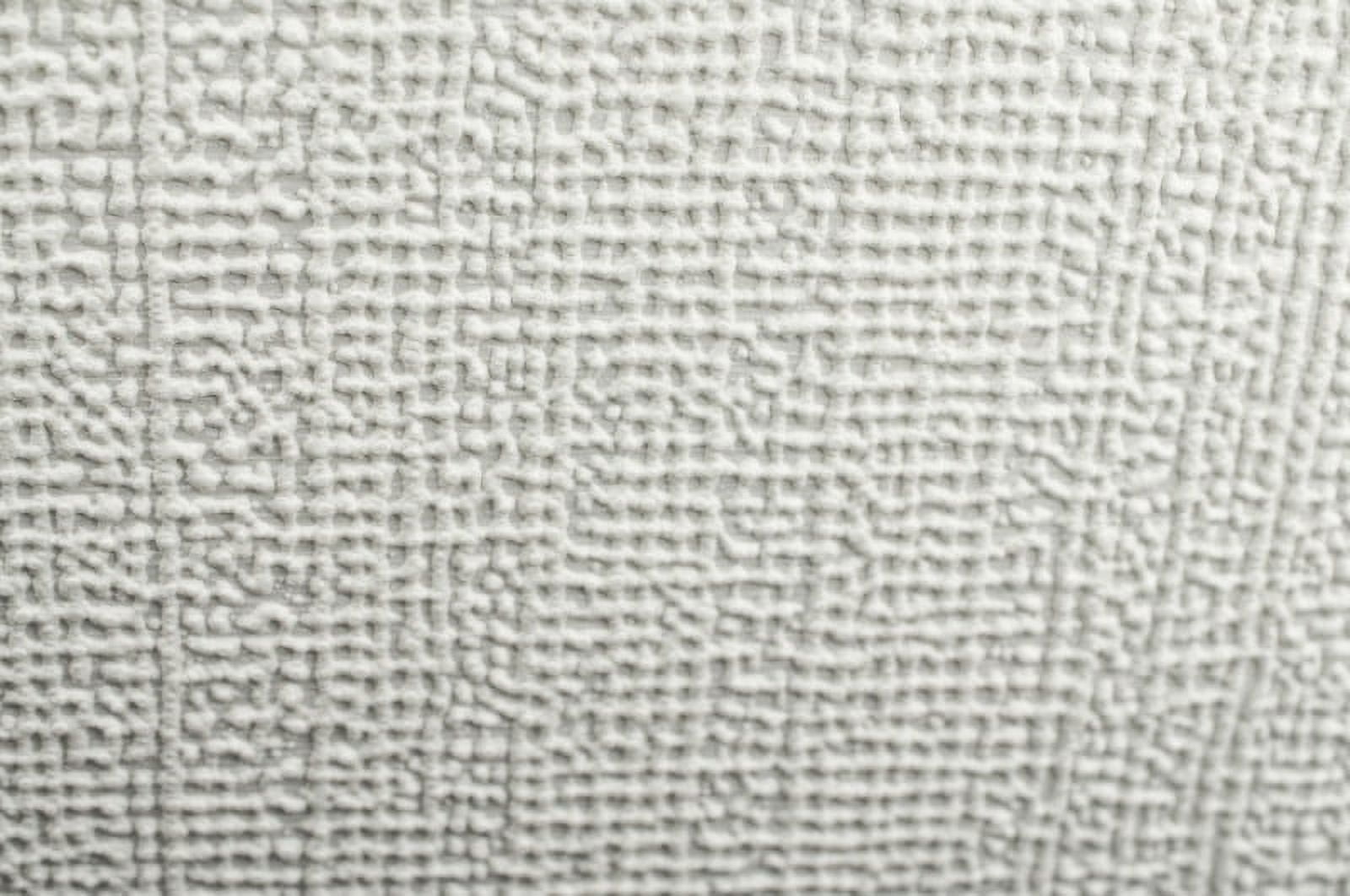 Linen White Paintable Wallpaper