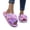 Multicolor, variant on Iyufng Womens Gradient Color Fluffy Fuzzy Plush Slippers Strap Design Open Toe Warm Cozy Indoor House Slide Sandals