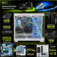 thumbnail image 3 of PC Gamer IA DXT GAMING NVIDIA GeForce RTX 5070 Intel Core Ultra 7 265KF 16GB DDR5 SSD 1TB Sistema Liquido WIFI White Alto Desempeño Creativo con IA Integrada, 3 of 6