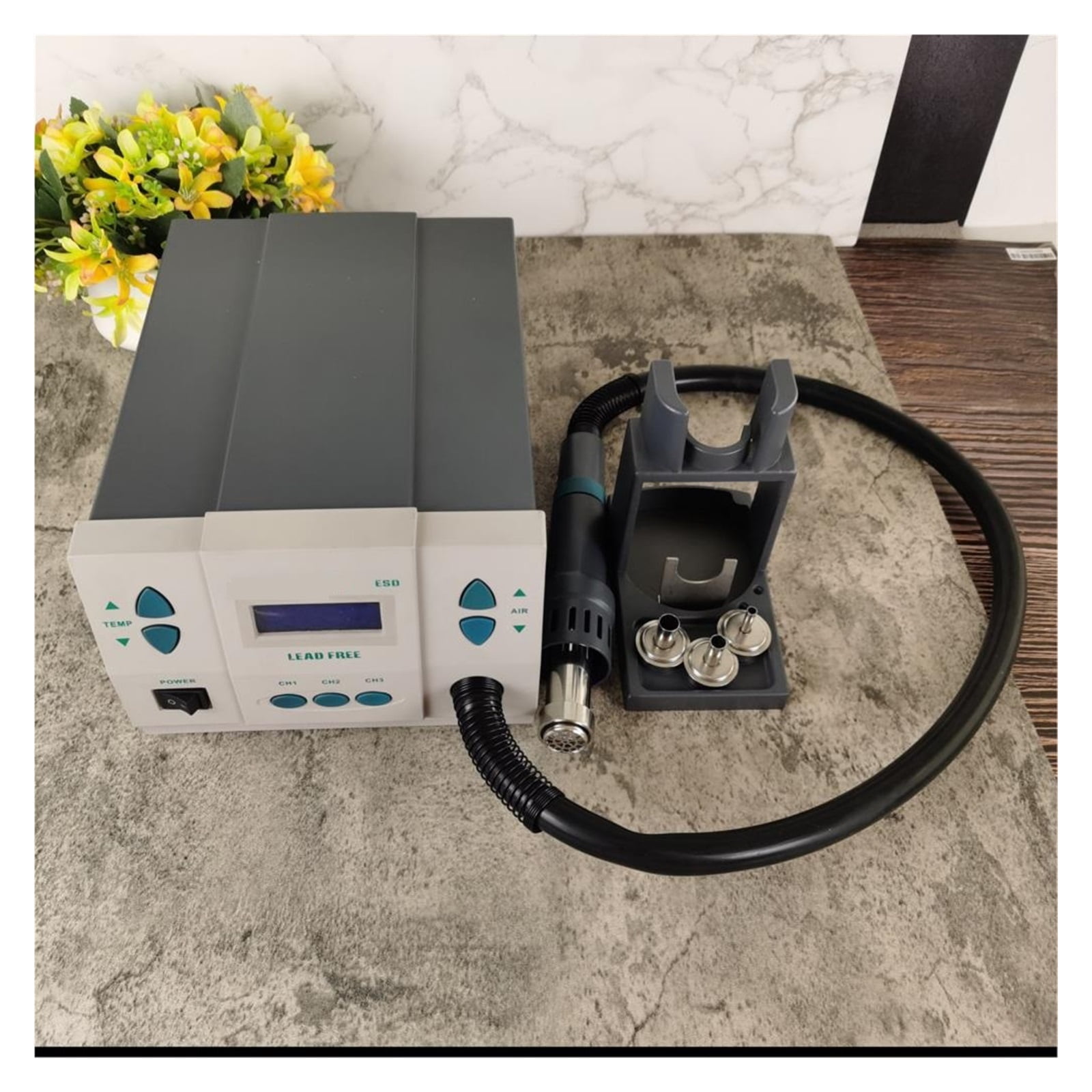861DW Heat Gun Lead-free Hot Air Welding Station Hairdryer Soldering Hot Air Rework Station Hot Air GGun ,High Temperature Resistant