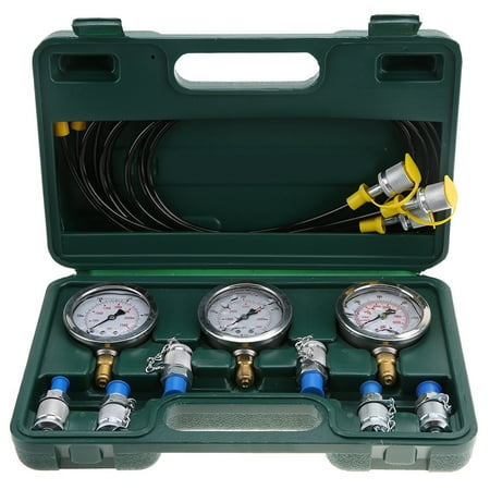 

2024 Excavator Hydraulic Pressure Test Kit with Testing Point Coupling and Gauge