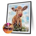 thumbnail image 2 of Flores hechas a mano ganado 5D DIY taladro redondo completo dibujo Kit arte diamante pintura Tmvgtek Arte deco, 2 of 9