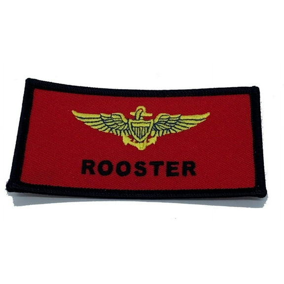 Rooster Name Tag Small Patch (3"x1.5") – Sew On