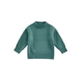 thumbnail image 1 of xiaxaixu Kid Knitting Shirt Long Sleeve Round Neck Solid Fall Loose Blouse, 1 of 9