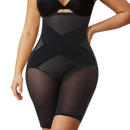 

Miayilima Shapers For Women Body Shaping Mesh Breathable Abdominal High Waisted Body Corset Tight Flat Panties Size 3XL