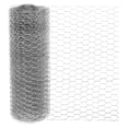 thumbnail image 1 of Uxcell para arreglos florales, malla de cerca hexagonal recubierta de hierro galvanizado de 14 x 315 pulgadas [tono plateado], 1 of 6