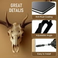 thumbnail image 3 of European Mount Skull Hangers Deer Skull Mount Hanger for Indoor Outdoor Deco, Hanging Deer Mule Antelope Coyote and Small Game Animals 3Pcs, 3 of 7