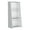 8#White,Particle Board, variant on Eco 39" Tall Four-Tier Bookcase,Living Room,Storage Cabinet,Shelves White,White Particle Board Furniture Office File Cabinets Storage Cabinets