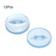 thumbnail image 3 of Uxcell 12 piezas 24L botones de costura redondos azul claro de 15 mm 5/8" resina de 2 agujeros botón de ojo de pez para decoración de manualidades, 3 of 6