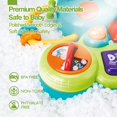 thumbnail image 4 of Juguetes para niños de 1 a 2 años Banco de herramientas musical multifunción grande y grueso Juguetes para niños pequeños, Juguetes educativos de construcción para niños de 1, 2 y 3 años Niñas Bebés, 4 of 5