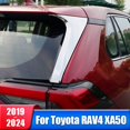 thumbnail image 2 of Alerón lateral para ventana trasera de coche, accesorios híbridos de ABS, color negro brillante, 2 piezas, para Toyota RAV4 2019 2020 2021 2022 2023 RAV 4 XA50, 2 of 5