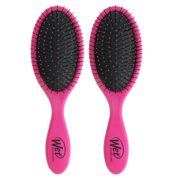 Wet Brush Pro Hair Care Original Detangler Professional Pink (Pack of 2