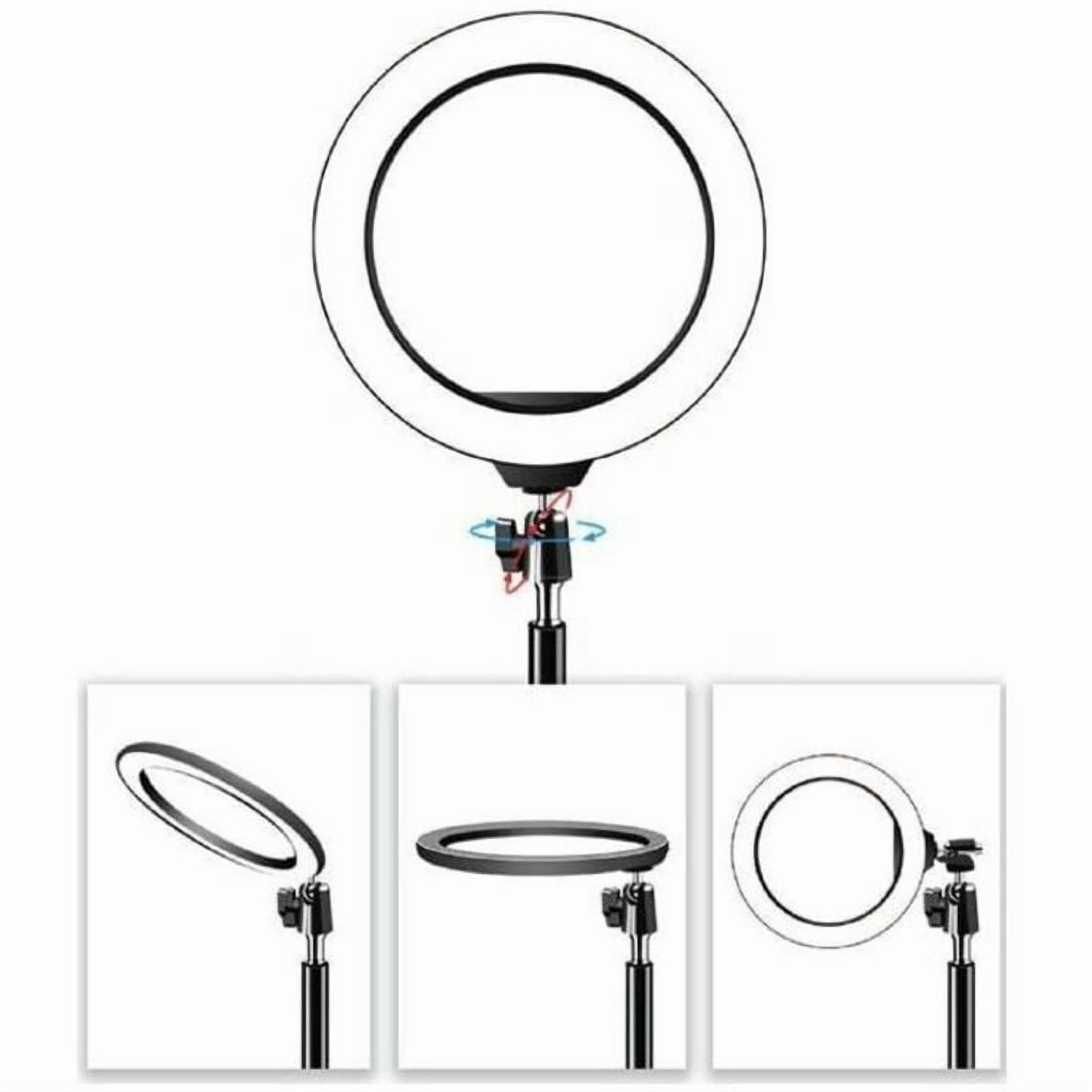 Codi Its perfect for makeup tutorials live stream gaming on Twitch TikTok for reading books video recording YouTubing photography and portrait shooting. - 6 LED Ring Light w/ Mini Tripod