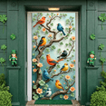 thumbnail image 6 of Colorful Birds Bird Banner Floral Design Nature Display Tree Branches Green Leaves Garden Background for Home Decoration Party Backdrop Photography Background, 6 of 9