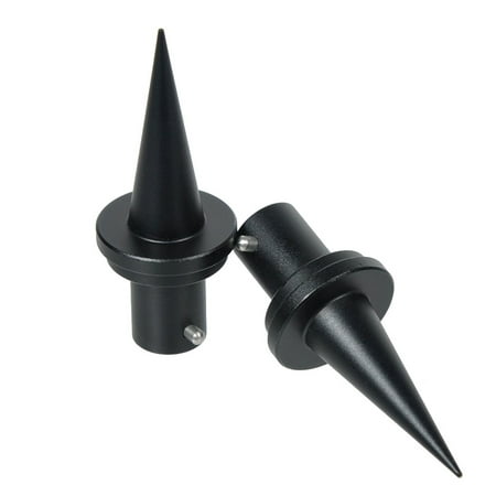 Spiked Feet (Black) for GBO CNC QD Tactical Bipod, Quick Install, Quick Release, (2