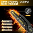 thumbnail image 3 of UNTIMATY 6" Cordless Mini Chainsaw, 6-inch Electric Portable One-Hand Chain Saw Wood Cutter, 2 Batteries 2 Chains, Green, 3 of 7